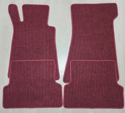 NEW R107 Floor Mat Mercedes R107 Floor Mat 350sl 380sl 560sl RIBBED BURGUNDY