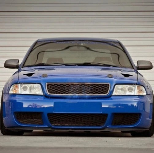 Cupra R Front Bumper Splitter Front Bumper Lip Black For Audi B5 S4