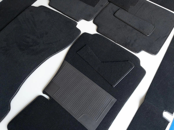 Mercedes W114 W115 Sedan Carpet set for 220D 240D 250 280D 1967-76 BLACK VELOUR - Bazarry Auto