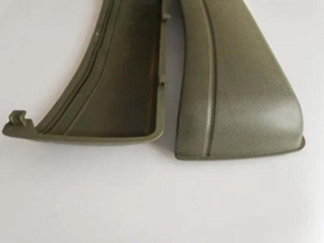 NEW Mercedes W123 door pockets door shelf left + right for door panel GREEN