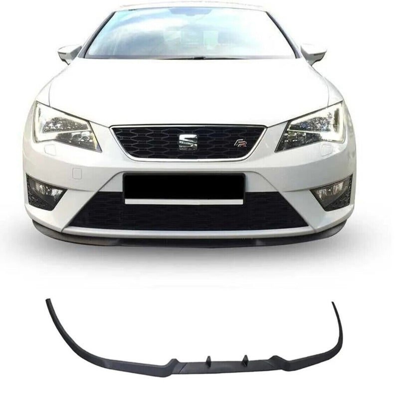 For Seat Leon Mk1 Cupra R Lip Front Bumper Spoiler Splitter Kit ABS Black