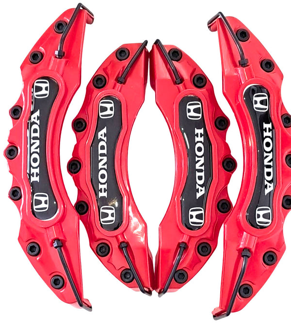 Brake Caliper Covers for Honda and Acura Civic Jazz Type R CR V FR Acord SET - Bazarry Auto