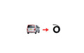 RUBBER REAR DOOR SEAL KIT SUITABLE VW T5-T6 (2003-On)