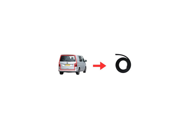 RUBBER REAR DOOR SEAL KIT SUITABLE VW T5-T6 (2003-On)