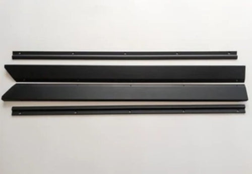 NEW  Aluminum Carpet Trim & Door Sill Plate for Porsche 911 930 1965 -73 BLACK