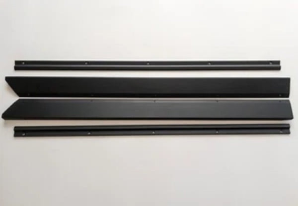 NEW  Aluminum Carpet Trim & Door Sill Plate for Porsche 911 930 1965 -73 BLACK - Bazarry Auto