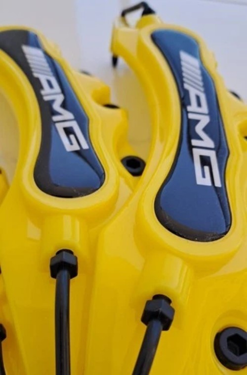 Yellow Brake Caliper Covers Front &Rear 4PCS-Set for Benz C-E class C280