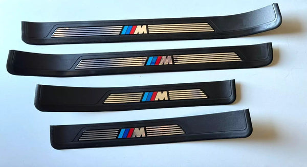 Door Sill Cover Protector Plate Set 4 pcs For BMW E39 96-03 M5 - Bazarry Auto
