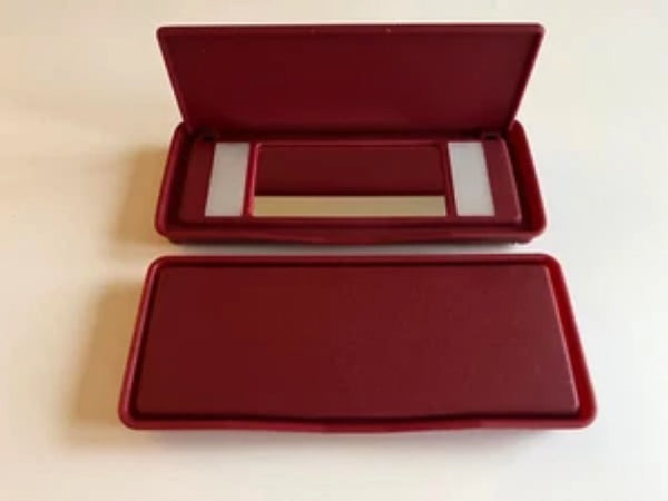 Mercedes Sun Visor Vanity Mirror R107 560SL W123 W126 560SE 560 SEC BURGUNDY - Bazarry Auto