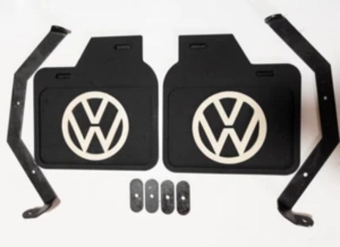 For VW Classic Beetle Fresh Rubber Black Mud Flaps Splash guard 2pcs 1950-78