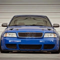 Cupra R Front Bumper Splitter Front Bumper Lip Black For Audi B5 S4