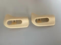 Sun Visor Trim Cap for Mercedes R129 SL320 SL500 SL600 300SL 500SL CREAM pair
