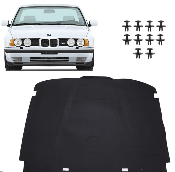 HOOD HEAT INSULATION PAD RIVETS FOAM PAD For BMW E34 - Bazarry Auto