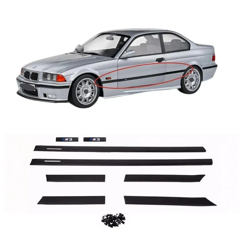 BMW E36 3 SERIES FRONT M3 BUMPER TRIM FULL SET MOULDING STRIP