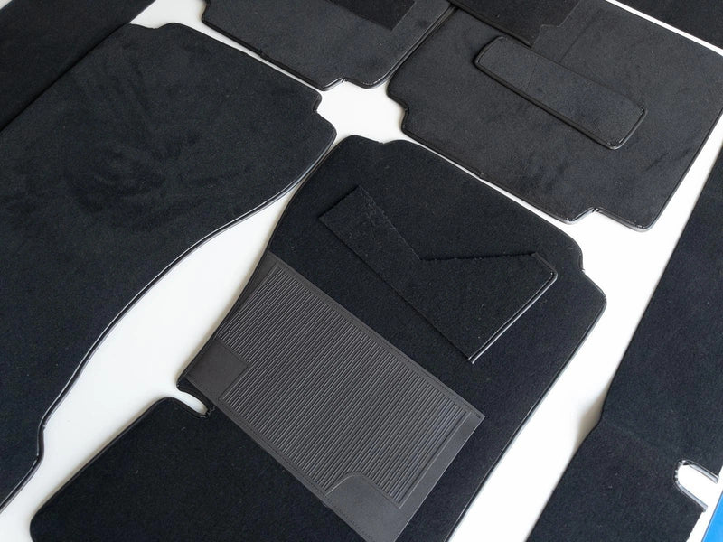 Mercedes W114 W115 Sedan Carpet set for 220D 240D 250 280D 1967-76 BLACK VELOUR