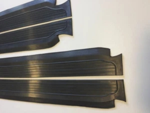 for Mercedes-Benz W114 - W115 Door Rubber Sill Covers, black, NEW - Bazarry Auto