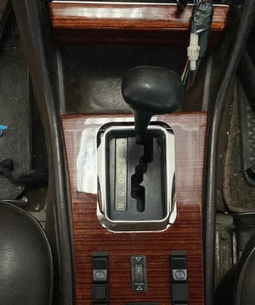 For Mercedes-Benz W126 Chrome Stainless Shifter Gear Frame