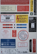 Decal Set Stickers For Mercedes-Benz W126 S Class All Models Best Quality