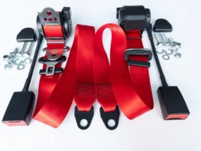 New automatic 3-point seat belt VW Golf 1-3 seat belt VW Golf, - RED