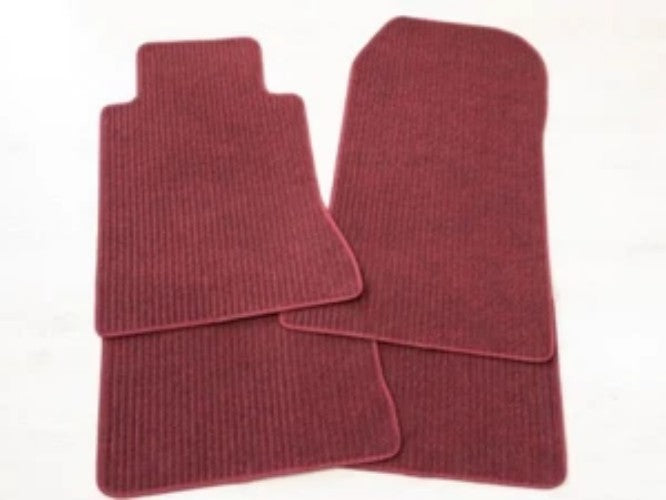 For Mercedes E-Class RED W124 Carpet Car Mats – 1985-1995 W124 OEM quality