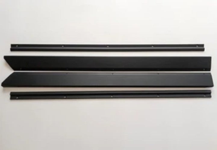 NEW  Aluminum Carpet Trim & Door Sill Plate for Porsche 911 930 1965 -73 BLACK