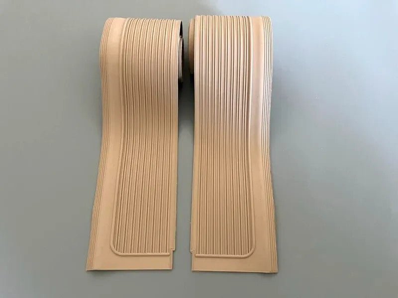 for Mercedes-Benz R107 - W107  Door Rubber Sill Covers, CREAM, NEW