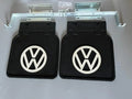 NEW 2 VW Bug Mud Flap with Brackets for 1950-ON FITS ALL BUGS 111821805W PAIR