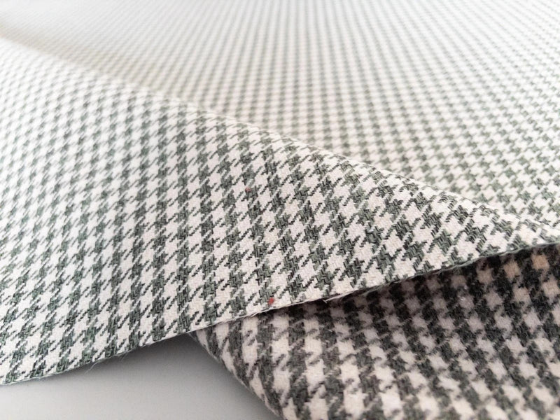 Sitting Embossed Fabric Upholstery Pepita Houndstood for Porsche WHITE-GREEN
