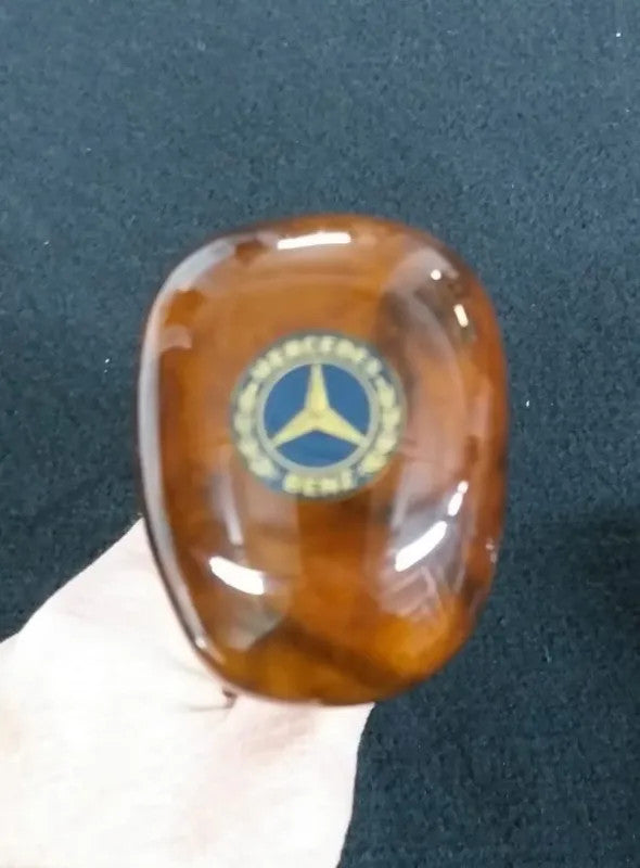 FOR MERCEDES GEAR SHIFT KNOB WALNUT AUTOMATIC TRANSMISSION W124 W126 W201 W202