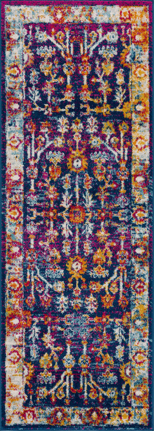 Zehae Oriental Modern Machine Woven Polypropylene Area Rug